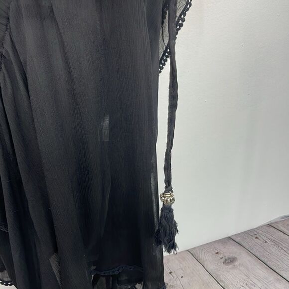 Swimsuits for all Kaftan Swimsuit Cover Semi sheer Black size 22/24 - Picture 6 of 11